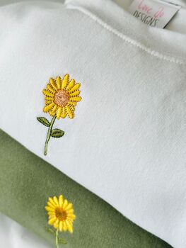 Sunflower Embroidered Sweatshirt, 7 of 7