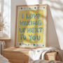 Cute Quote Bedroom Quote Unframed Art, thumbnail 1 of 4