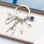 Architect Personalised Keyring Graduation Gift, Maths Keyring, thumbnail 6 of 9
