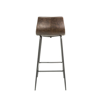 Grayson Chesnut Brown Set Of Two Kitchen Bar Stools, 6 of 8