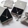 Solid Silver Friendship Charm Necklace Set, thumbnail 1 of 8