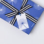 Blue Palms Wrapping Paper | Gift Wrap, thumbnail 3 of 5