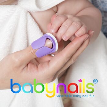 Baby Nails® Wearable Baby Nail File 0m+ New Baby Gift Baby Care Kit, 2 of 10