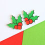 Mix And Match Christmas Stud Acrylic Earrings, thumbnail 11 of 12