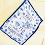 Drink Tea And Be Happy Cotton Tea Towel, thumbnail 4 of 7