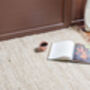 Contemporary Jute Rug Beige, thumbnail 1 of 5