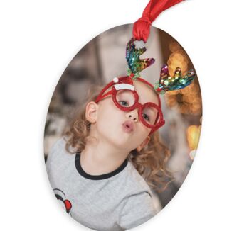 Personalised Photo Christmas Ornament, 2 of 2