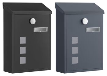 Wall Mounted Post Box With Lock And Nameplate, 7 of 7