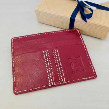 Leather Cricket Card Holder ~ Boxed, 2 of 5