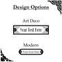Use Other Door Metal Door Sign Art Deco Or Modern, thumbnail 8 of 8
