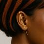 Sterling Silver Minimalist Ear Pin Earrings, thumbnail 4 of 6