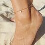 Anklet With Hammered Discs, thumbnail 3 of 8