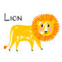 Personalised Lion Children's Print, thumbnail 3 of 3