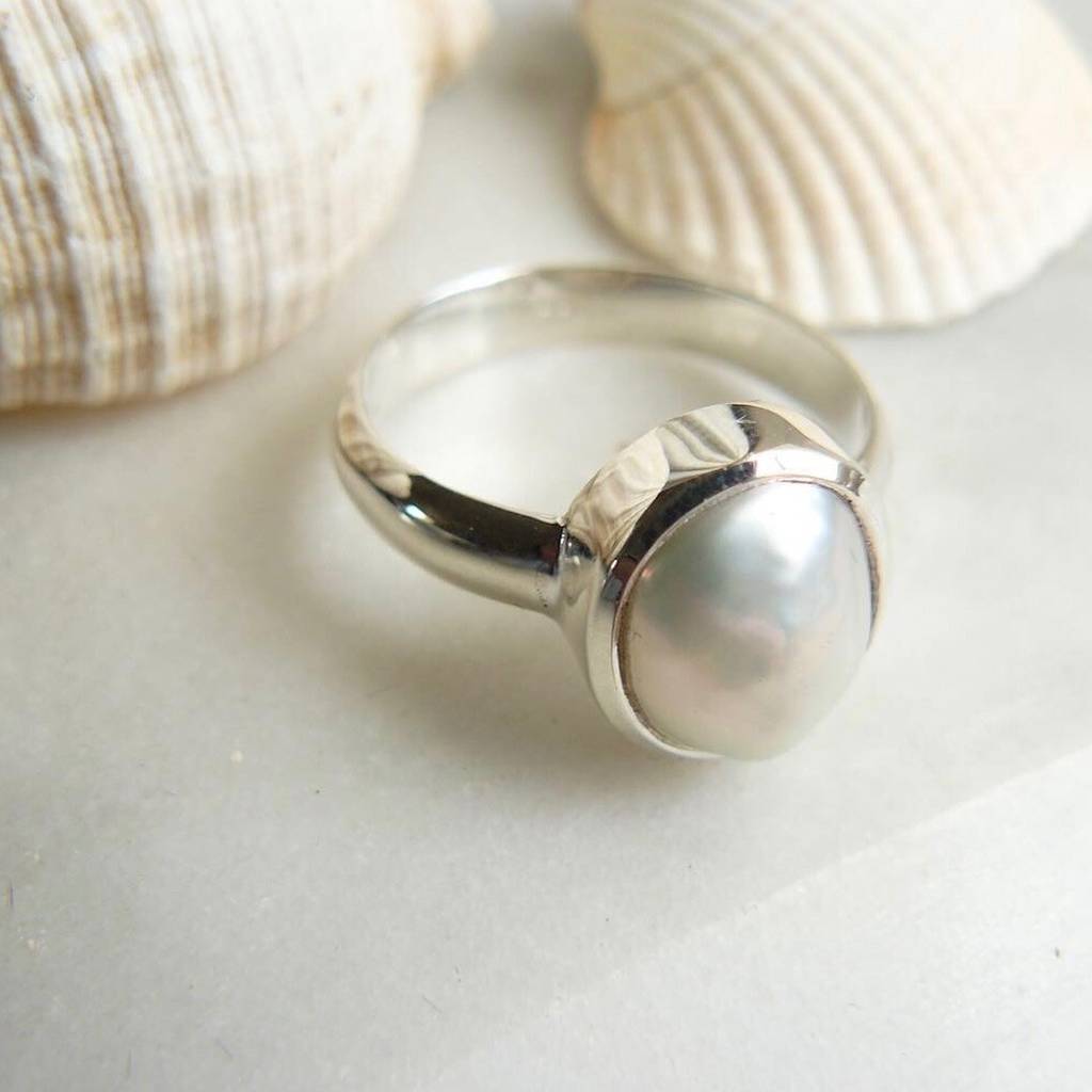 Baroque Pearl Ring, 1 of 2