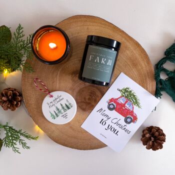 Personalised Godmother Christmas Candle Gift Set, 6 of 8