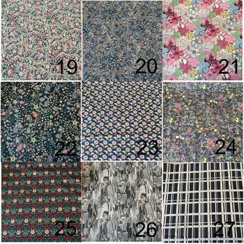Reusable Makeup Remover Wipes Liberty Print Eco Gift, 8 of 9