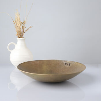 19th Anniversary Gift Large Bronze Bowl, 2 of 6