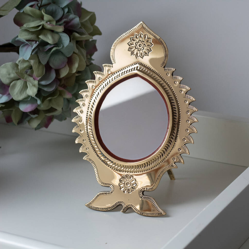 Aranmula Kannadi Traditional Indian Mirror By Mytri Designs