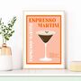 Espresso Martini Cocktail Poster, thumbnail 4 of 6