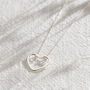 Personalised Heart Ring Holder Necklace, thumbnail 4 of 8