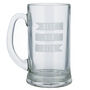 Best Dad Ever Etched Glass Tankard, thumbnail 2 of 5