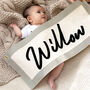 Personalised New Baby Nursery Fabric Wall Hanging, thumbnail 4 of 6