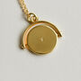 Gold Vermeil Personalised Spinner Necklace, thumbnail 1 of 4