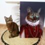 Custom Pet Portrait The Queen Of Roses, thumbnail 1 of 6