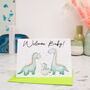 New Baby Dinosaurs Plantable Seed Paper Card, thumbnail 1 of 5