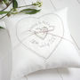 Personalised Wedding Ring Pillow, thumbnail 3 of 12