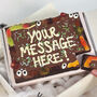 Personalised Halloween Letterbox Brownie Slab, thumbnail 1 of 2