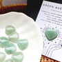 Green Aventurine Polished Heart For Luck And Abundance, thumbnail 1 of 4