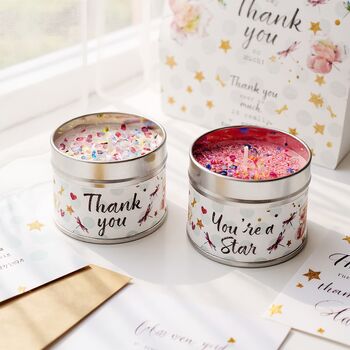 Thank You Candle Gift Set – Thank You / You’re A Star, 2 of 2