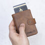 Personalised Leather Pop Up Card Wallet, thumbnail 1 of 8