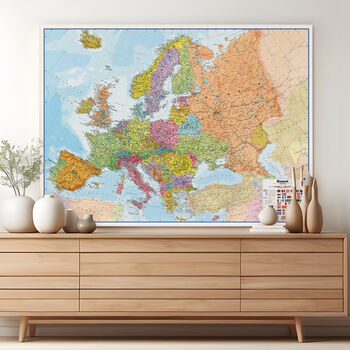 Europe Wall Map, 7 of 8