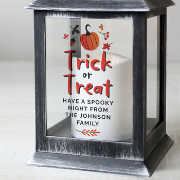 Personalised Trick Or Treat Halloween Lantern, 4 of 4
