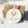 Personalised Graduation Logo Bauble, thumbnail 5 of 6