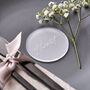 Frosted Circle Wedding Place Setting, thumbnail 2 of 3