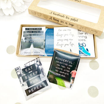 Running Gifts: Tea Gift Set For Runners | Marathon Gifts, 2 of 12