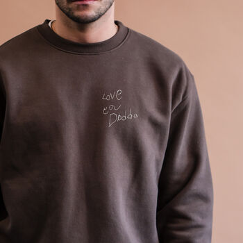 Personalised Handwriting Sweatshirt, 2 of 3