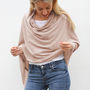 Personalised Wool Mix Poncho, thumbnail 5 of 12