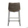 Dexter Grey Set Of Two Kitchen Counter Stools, thumbnail 7 of 7