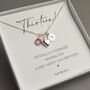 Sterling Silver 13th Birthday Necklace, thumbnail 1 of 5