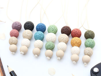 Car Lava Rock Oil Diffuser Car Air Freshener, 7 of 11