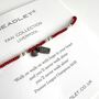 Liverpool Football Fan Bead Bracelet With Charms, thumbnail 2 of 5