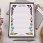 A5 Personalised Letter Writing Paper Meadow Flowers, thumbnail 1 of 4