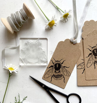 Bumblebee Fluffy Bee Stamp, 3 of 12