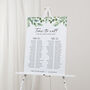 Green Eucalyptus Wedding Banquet Table Plan Sign, thumbnail 1 of 3