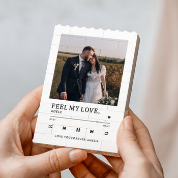 Personalised Wedding Memory Block Style Keepsake, 6 of 10