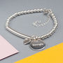 Personalised Sterling Lobster Clasp Bracelet, thumbnail 2 of 6